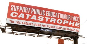 Los Angeles Fund for Public Education billboard